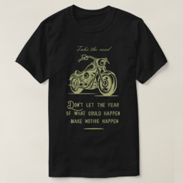 Vägen, en motorcykelkonstruktion. t shirt