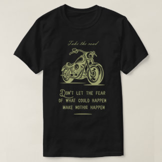 Vägen, en motorcykelkonstruktion. t shirt