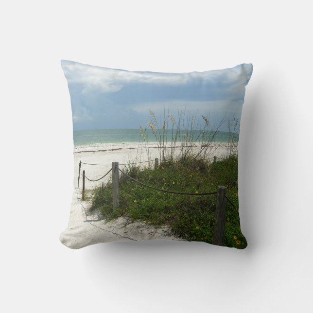 Vägen för den Sanibel östranden kudder Kudde (Framsida)