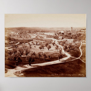 Vägen från Jerusalem till Betlehem Poster