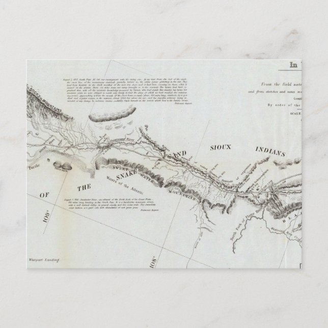 Vägen från Missouri till Oregon 2 Vykort (Framsida)