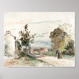 Vägen från Versailles | Camille Pissarro Poster