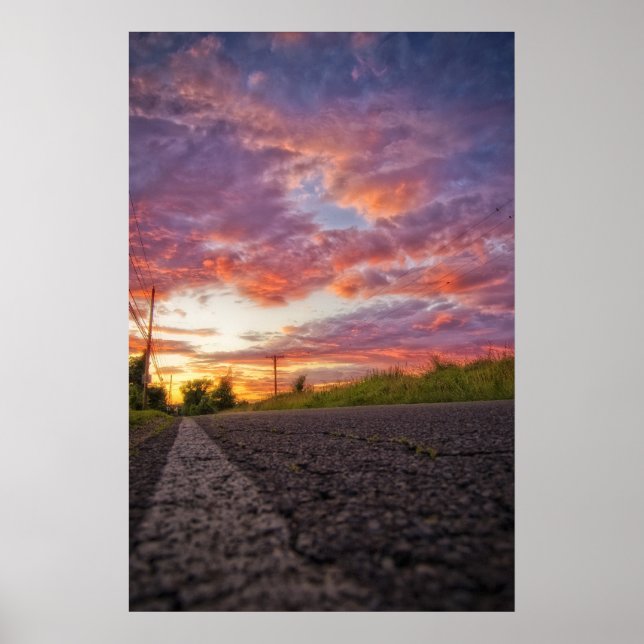 Vägen går på roever poster (Framsidan)