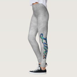Vågen i Opal Ädelsten Leggings