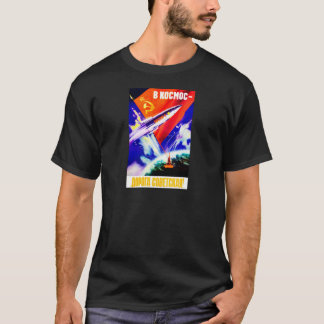 Vägen i utrymme är sovjetisk! T-tröja Tee Shirt