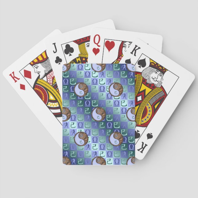 Vågen & Jordens Orm Casinokort (Baksidan)