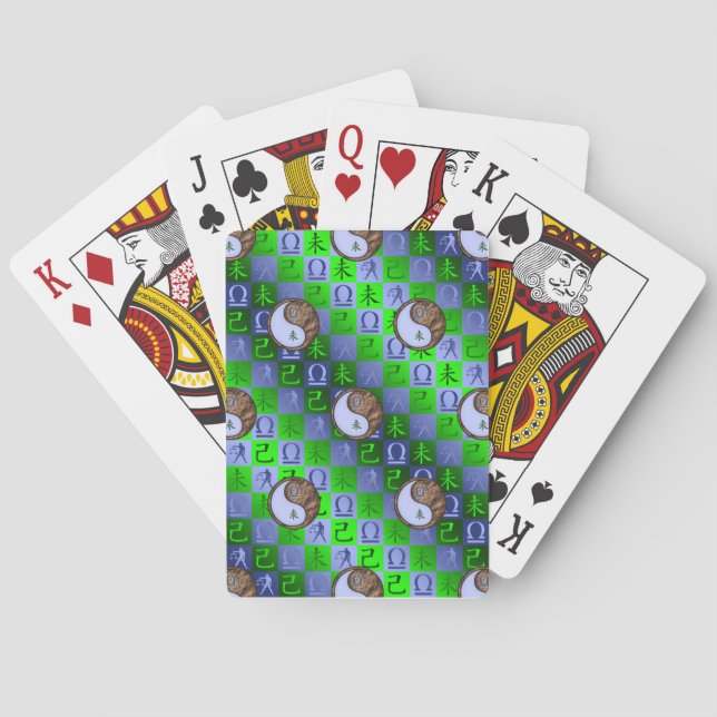 Vågen & Jordgeten Casinokort (Baksidan)