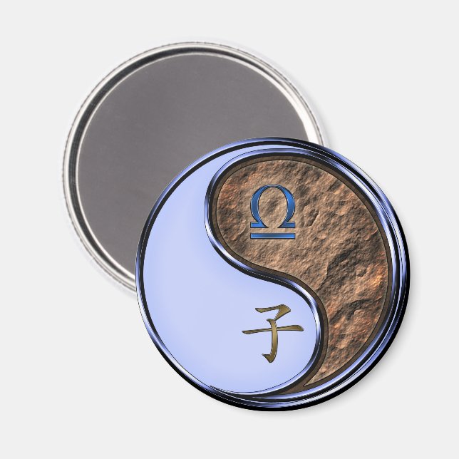 Vågen & Jordråtta Magnet (Front/Back)