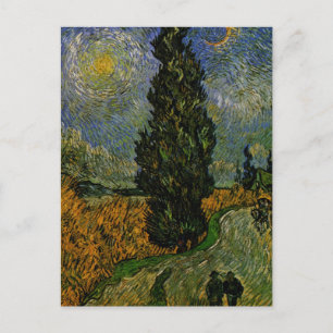 Vägen land i Provence - Van Gogh Vykort