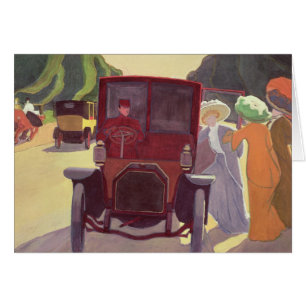 Vägen med Acacias, 1908 Hälsningskort