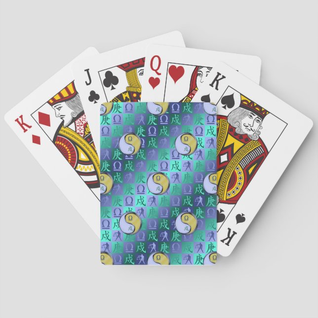 Vågen & Metallhund Casinokort (Baksidan)