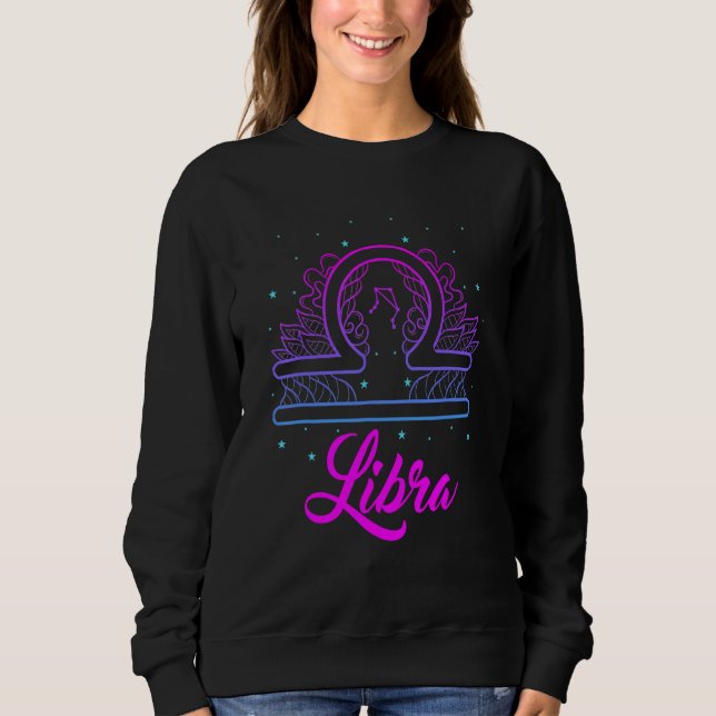 Vågen September Oktober Astrologi T Shirt (Framsida)