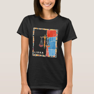 Vågen stjärntecken mosaik - harmoni och balans i t shirt