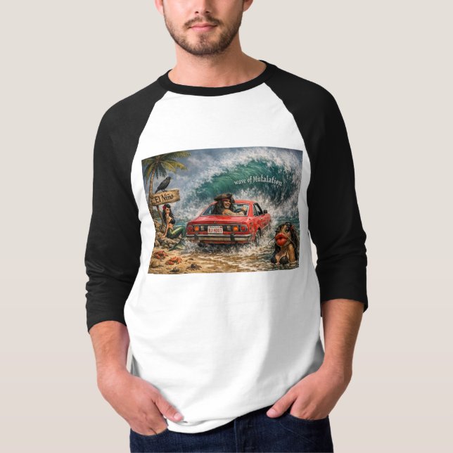 Vågen T Shirt (Framsida)