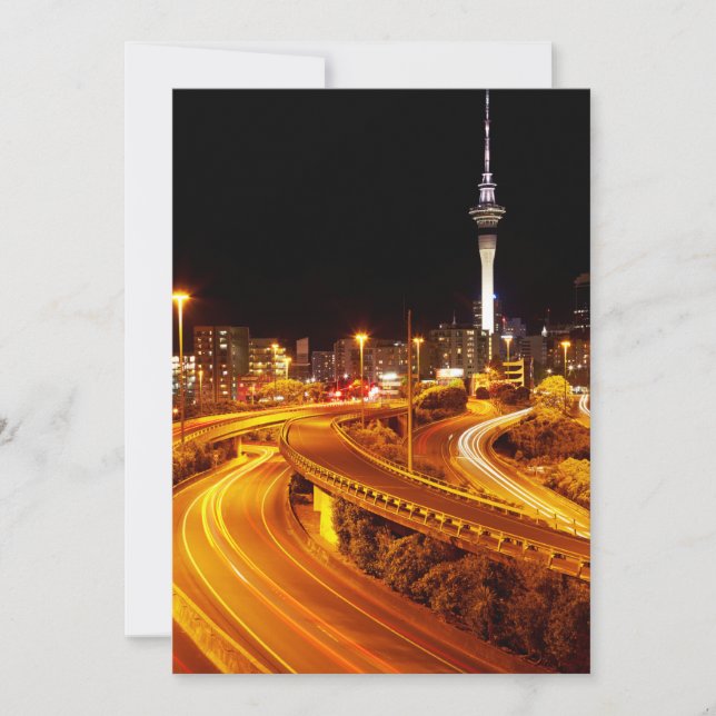 Vägen till Auckland Tack Kort (Framsida)