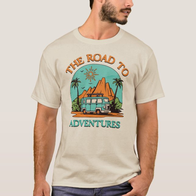 Vägen till Äventyr T Shirt (Framsida)