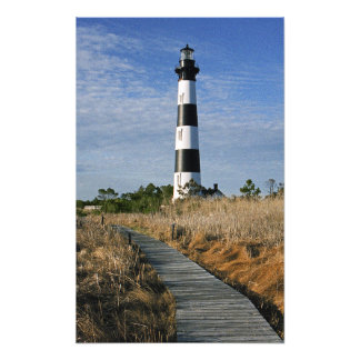 Vägen till Bodie Island Lighthouse Fototryck