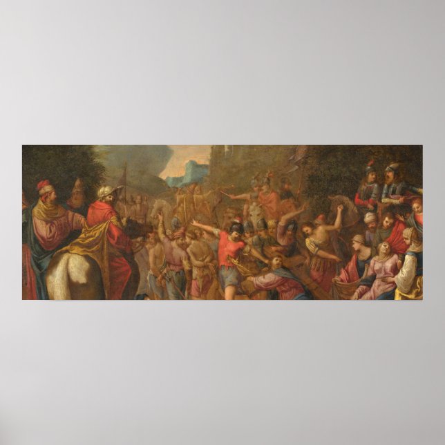 Vägen till Calvary - Circle of Claude Déruet Fine  Poster (Framsidan)