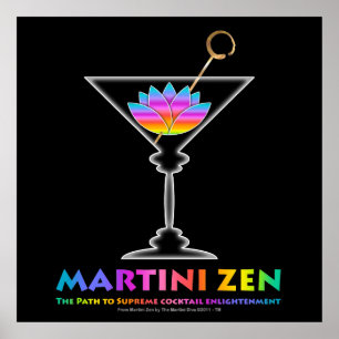 Vägen till coctailinsiktaffischen, tryck