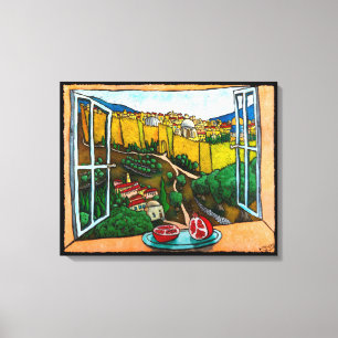 Vägen till den Jaffa grinden vid den Jonathan Canvastryck