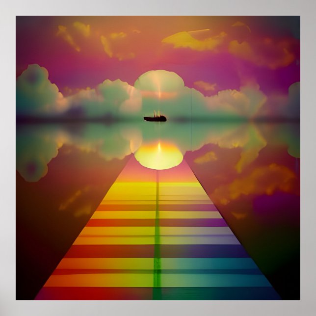 Vägen till det okända målet poster (Framsidan)