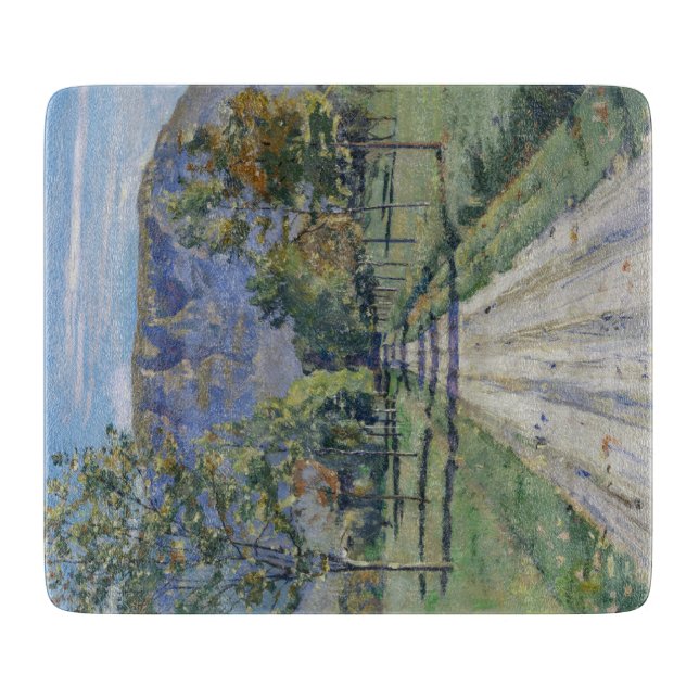 Vägen till Evordes (av Ferdinand Hodler) (Framsidan)