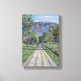 Vägen till Evordes (av Ferdinand Hodler) Canvastryck