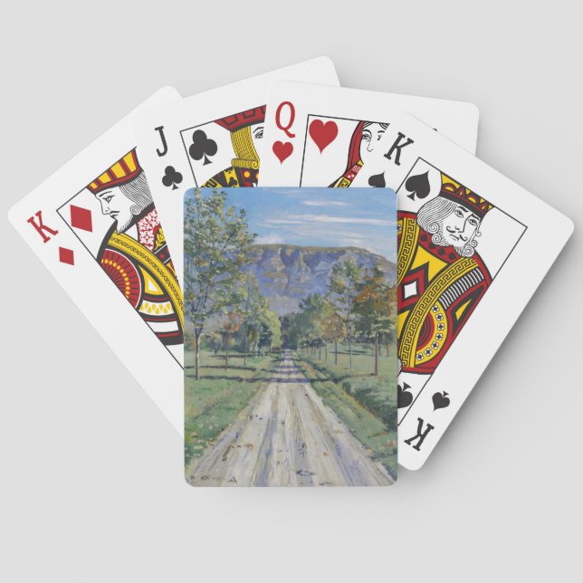 Vägen till Evordes (av Ferdinand Hodler) Casinokort (Baksidan)