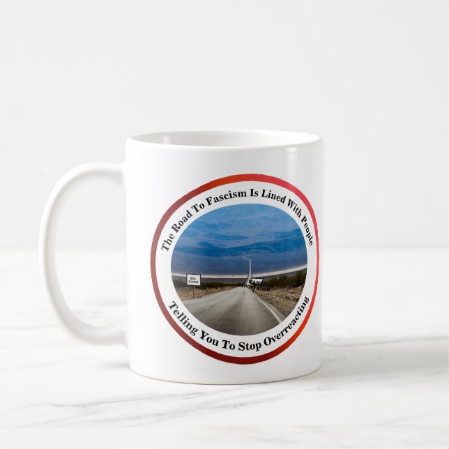 Vägen till fascism.. kaffemugg (Vänster)
