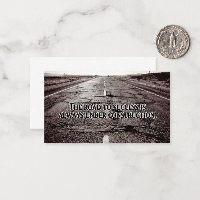"Vägen till framgång" inspirationsoffert Anteckningskort (Fram/Back In Situ)