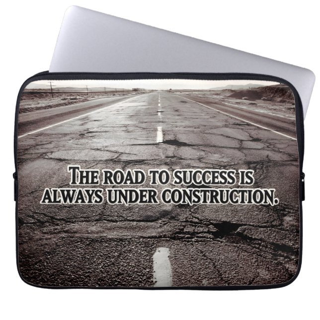 "Vägen till framgång" inspirationsoffert Laptop Fodral (Framsidan)