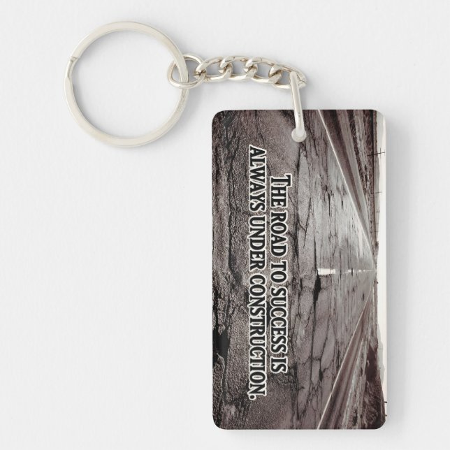 "Vägen till framgång" inspirationsoffert Nyckelring (Framsidan)