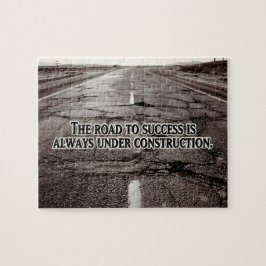 "Vägen till framgång" inspirationsoffert Pussel