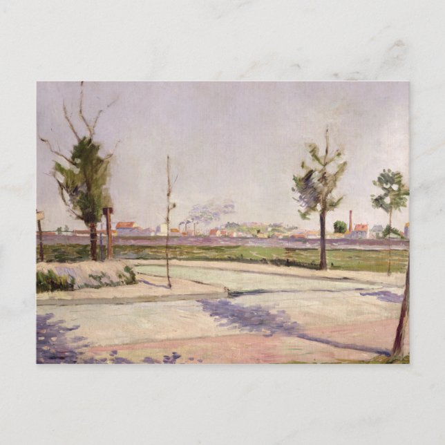 Vägen till Gennevilliers, 1883 Vykort (Framsida)
