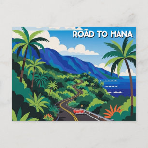 Vägen till Hana Maui Hawaii Resa Vykort