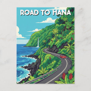 Vägen till Hana Maui Hawaii Resa Vykort