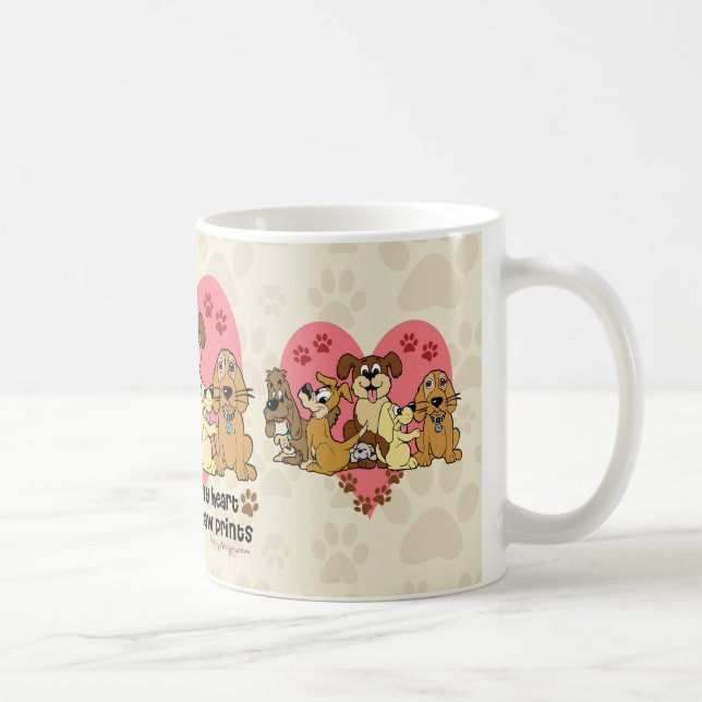 Vägen till min hjärtahundar kaffemugg (Höger)