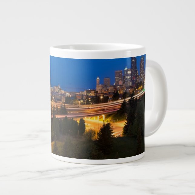 Vägen till Seattle Jumbo Mugg (Framsida höger)