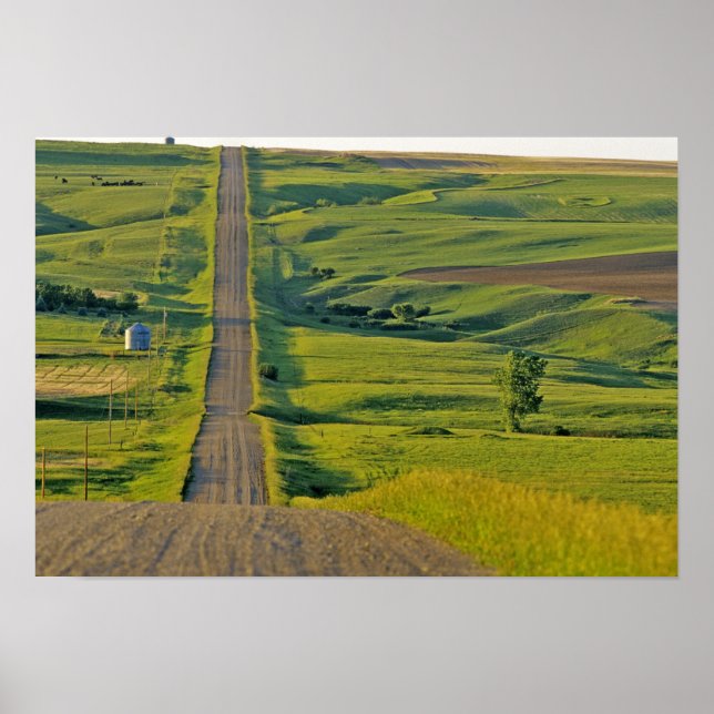 Vägen till stadsgrus i nordöstra randområdet poster (Framsidan)