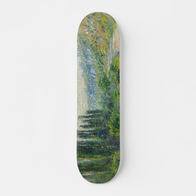 Vägen till Vétheuil (av Claude Monet) Skateboard (Framsida)