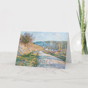 Vägen till Vétheuil Claude Monet Kort