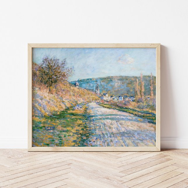 Vägen till Vétheuil | Claude Monet Poster (Skapare uppladdad)