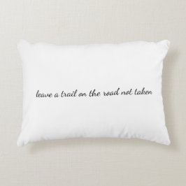 Vägen togs inte med dekorfärg prydnadskudde