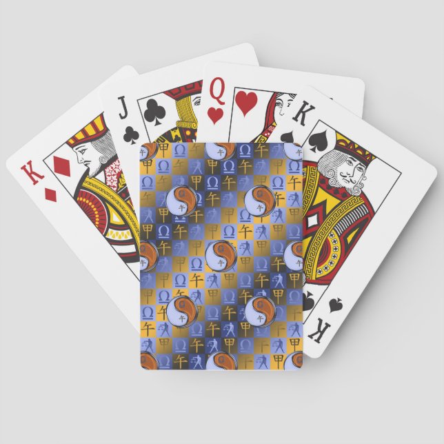 Vågen & Trä Häst Casinokort (Baksidan)