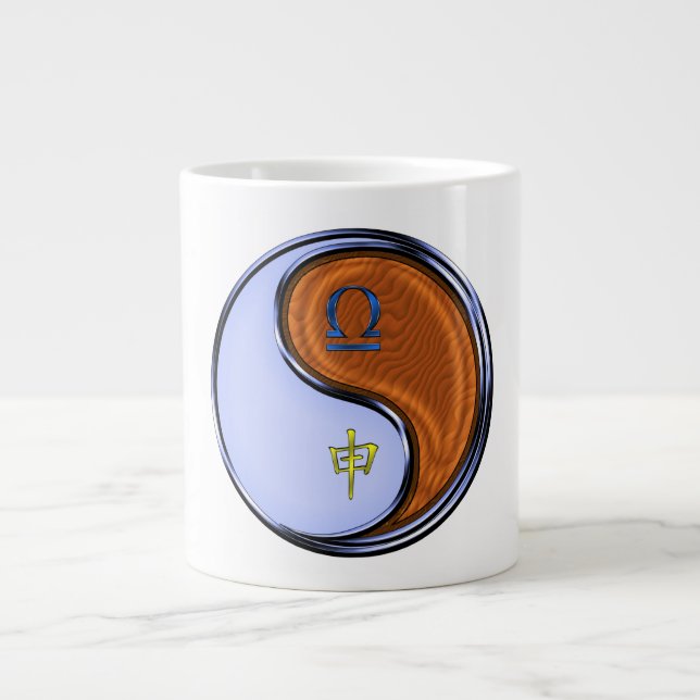 Vågen & Träapa Jumbo Mugg (Framsidan)