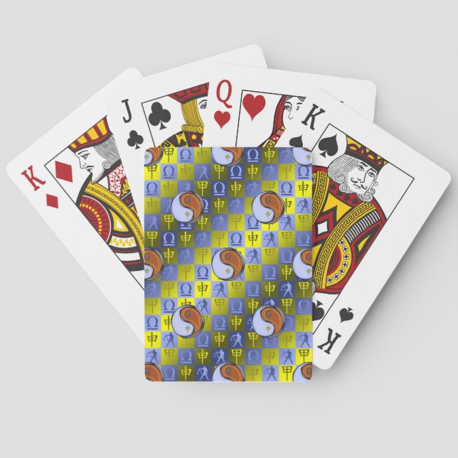Vågen & Träapan Casinokort (Baksidan)