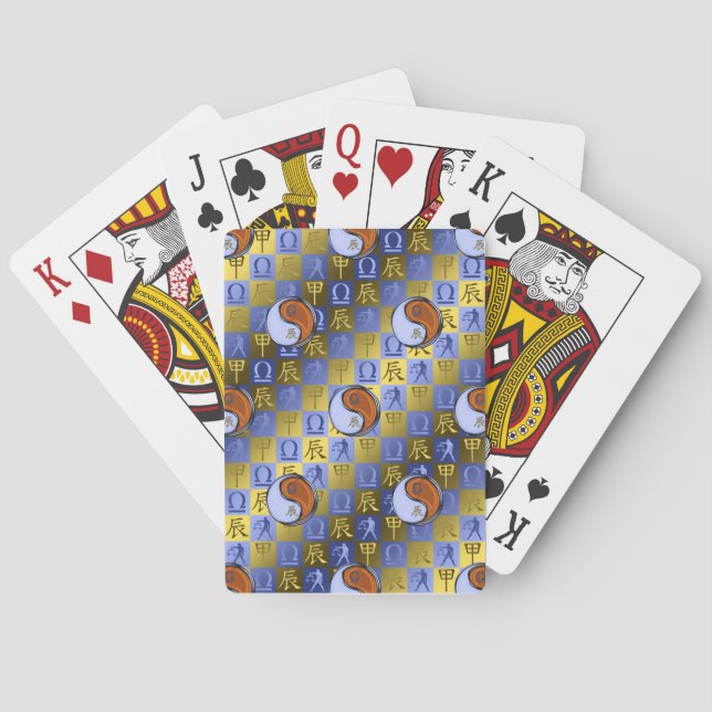 Vågen & Trädrake Casinokort (Baksidan)