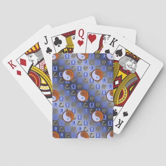 Vågen & Träkanin Casinokort (Baksidan)