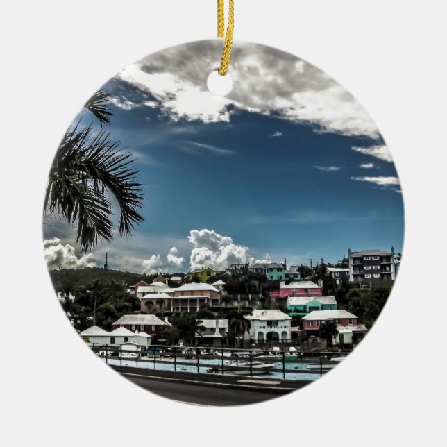 Vägen ut julgransprydnad keramik (Framsidan)
