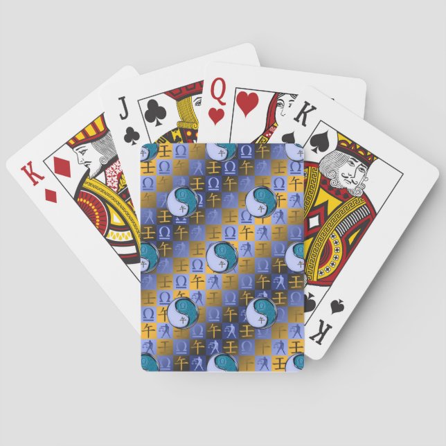 Vågen & Vattenhästen Casinokort (Baksidan)